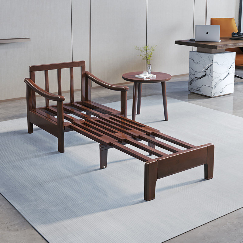 单人沙发床实木两用o一体办公室午休神器阳台懒人沙发小户型客厅