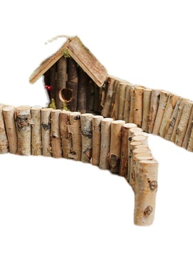 圆木摆设田园摆件幼m儿园森系植物角户外装饰园区景观别墅庭院花