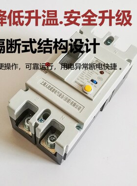 CM1LE单相漏电断路器63A 100A 125A 160A 25O0A塑壳漏保220V空开2