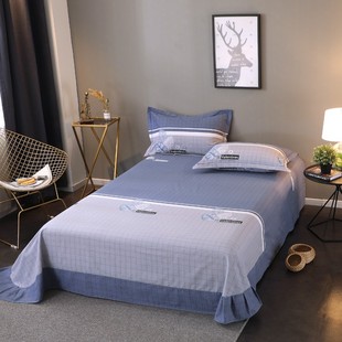 冬季 加厚磨毛四件套100全棉斜纹被套床单18I0x220x240被罩2m床