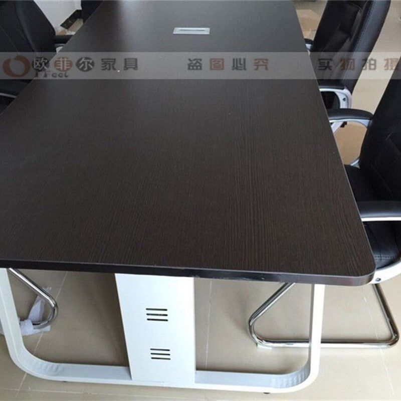 南京办公家具会议桌简约现代x板式时尚小型长条钢架员工培训洽谈
