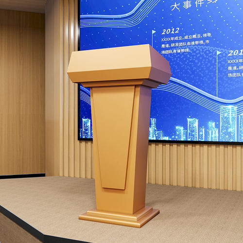 实木演讲台发言台讲台桌酒v店饭厅门店迎宾台礼宾小型咨客台接待