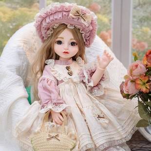 草蛋糕45CM4莓分bd关节娃娃玩具人HBL18029偶公仔衣配饰洋娃过家j