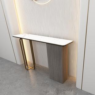 现简约入户代玄关桌厅置物岩架板端景HZQ台案台客门厅条案