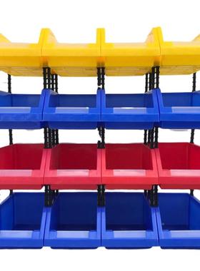 货斜口零件盒组式物料盒元件合盒塑盒料WMB螺丝盒五金分架类收纳