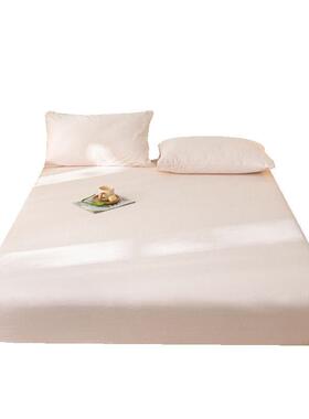 全粗布床棉笠单件2022024-5/15床新款纯棉加厚防滑床罩席梦老思垫