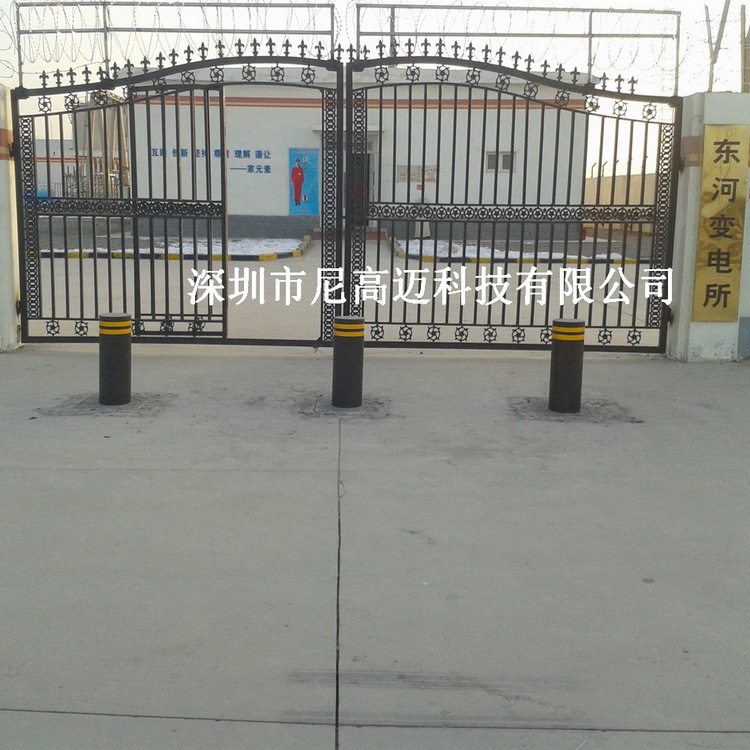 尼高迈喷塑电动升降防撞柱