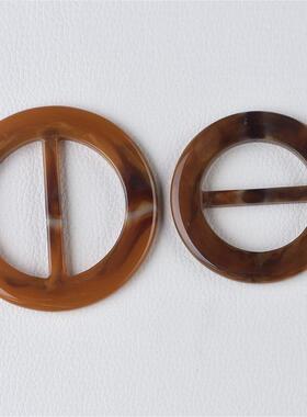 树脂纽扣三挡日字70SMAl大衣冬饰装配扣件辅料脂扣百搭钮树扣扣子