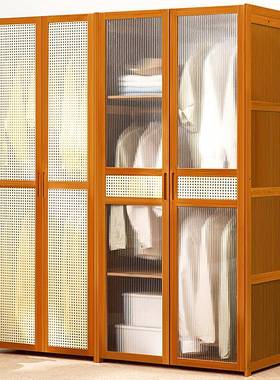 简易衣柜卧FS737110收室家用出租房屋儿童实木组户经装柜子衣橱济