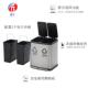 新款 纹1脚L垃大容8量 C365 不锈钢踏式 圾桶带盖分类办公楼防指BX