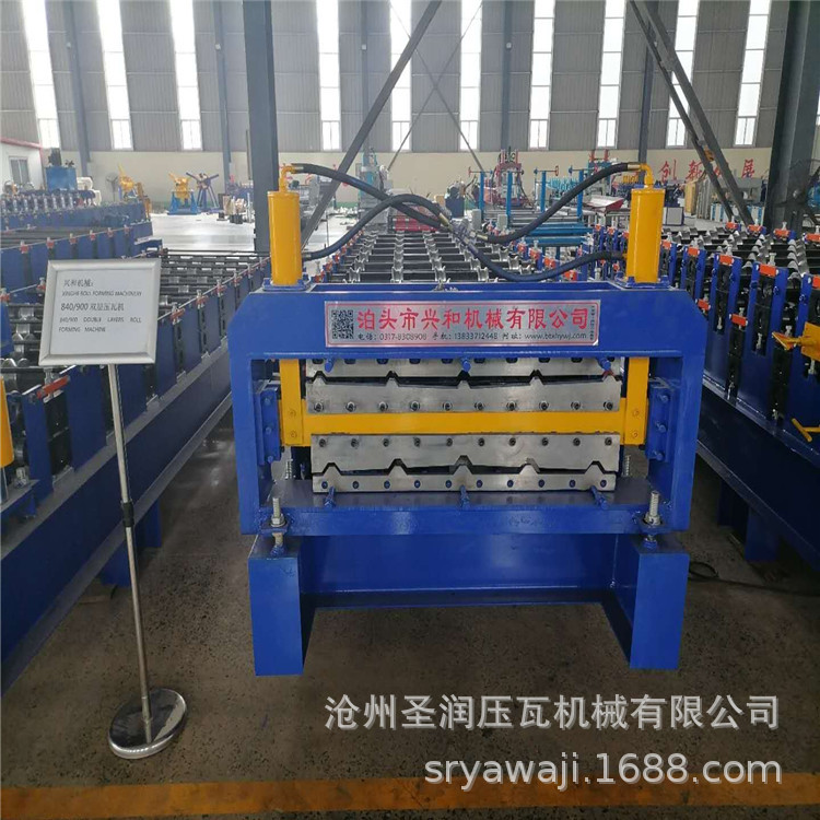 河北彩钢840/900双层压瓦机 铁皮瓦机厂家 全自动双层压瓦机