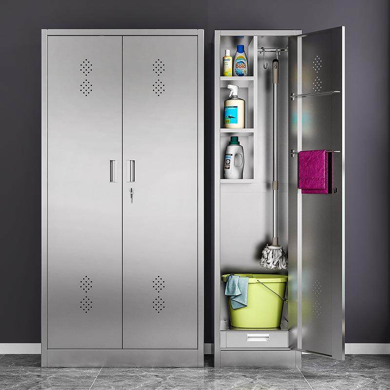 不钢清洁柜生扫台卫把阳锈杂物拖把保洁柜家用储单门清洁物收纳工,商业/办公家具,办公储物柜,淘宝优惠券,粉丝福利购,淘宝优惠卷