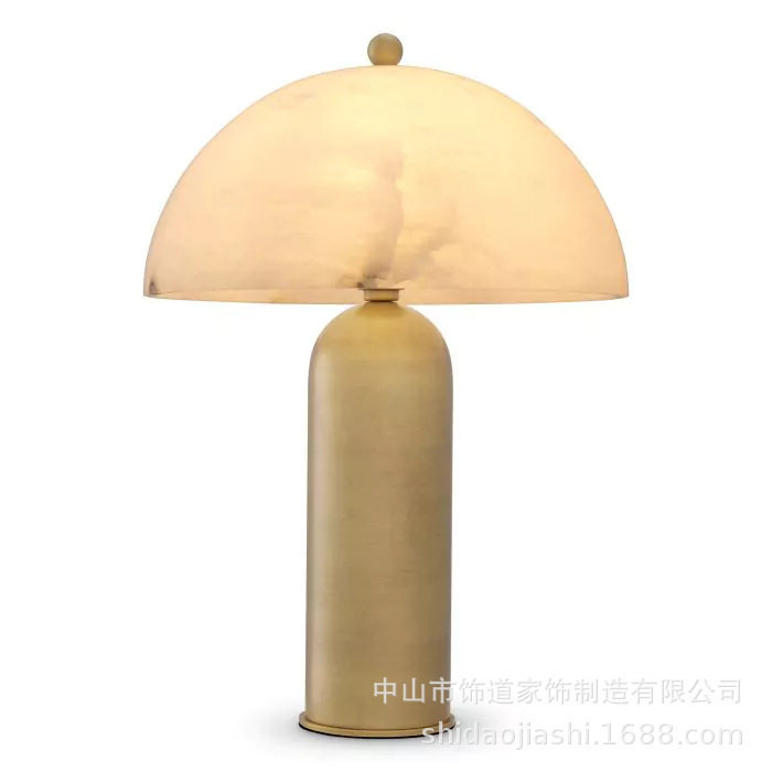 美式云石全铜新款设计师台灯