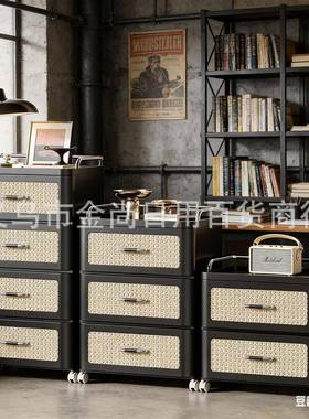 加厚抽日屉式7288-728收纳柜桌下家用客厅置物柜夹缝储头物柜卧子