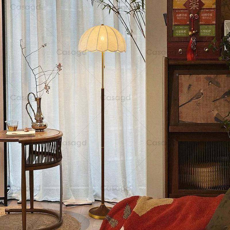 法式6741中古落灯客厅s沙发旁美式复古实木卧室头地护床眼氛围灯,家装灯饰光源,装饰落地灯,淘宝优惠券,粉丝福利购,淘宝优惠卷