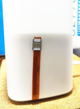 卡槽延长排线SIM读卡小卡托转换器 解决路由器WiFi卡槽烧卡发热