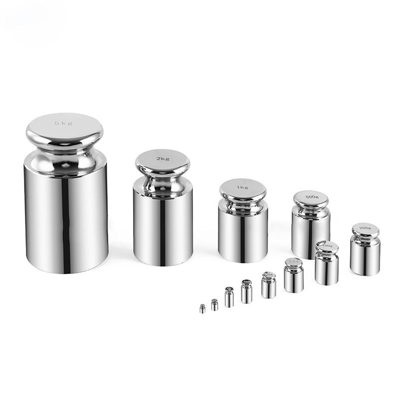 M1级标准砝码连体校正小套装1kg天平秤校称500法码100g电子秤镀铬