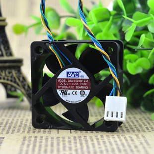 全新AVC奇宏 5020 DS05020R12M P010 12V 0.20A 四线散热风扇