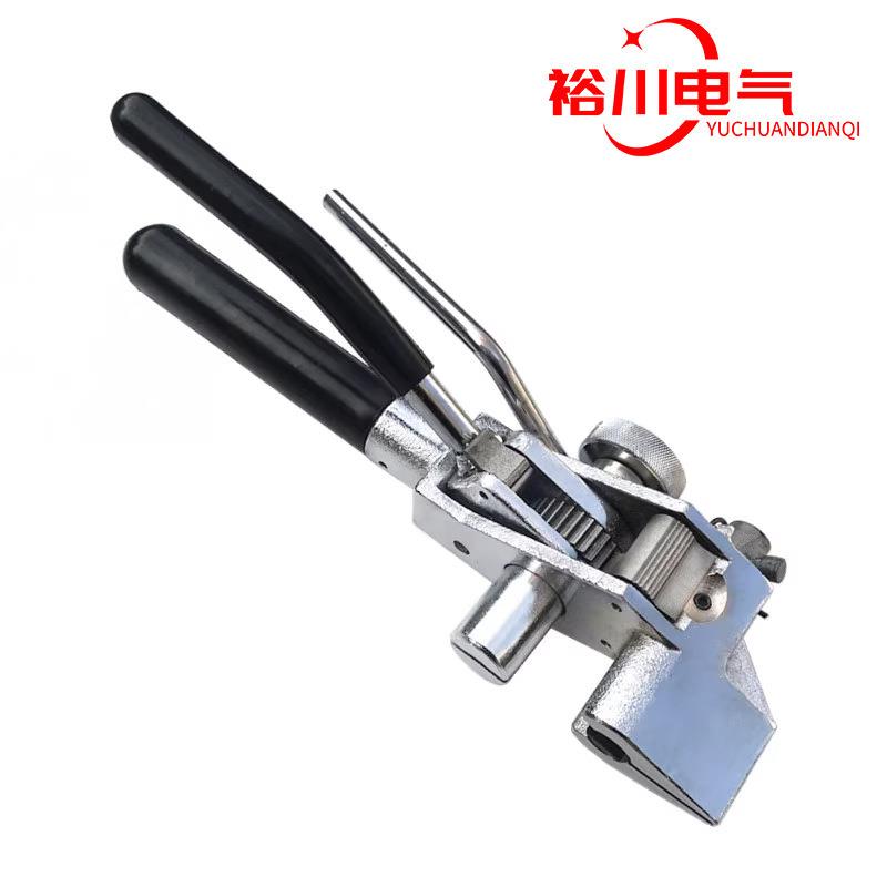 黑色棘轮不锈钢扎带工具不锈钢扎带钳枪打包拉紧钢带打包机