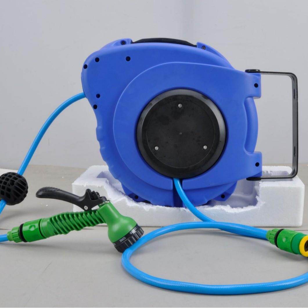 锢卡自动伸缩卷管器洗车场专用鹰嘴款水鼓