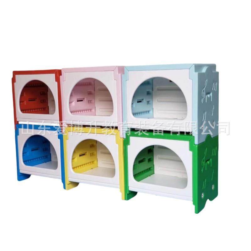 多功能环保塑料储物收纳音乐凳子吹塑音乐教室专用凳积木大合唱