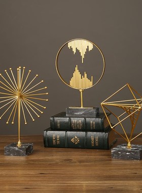 创意抽象摆件轻奢客n厅玄关家居装饰品电视柜酒柜办公室桌面摆设