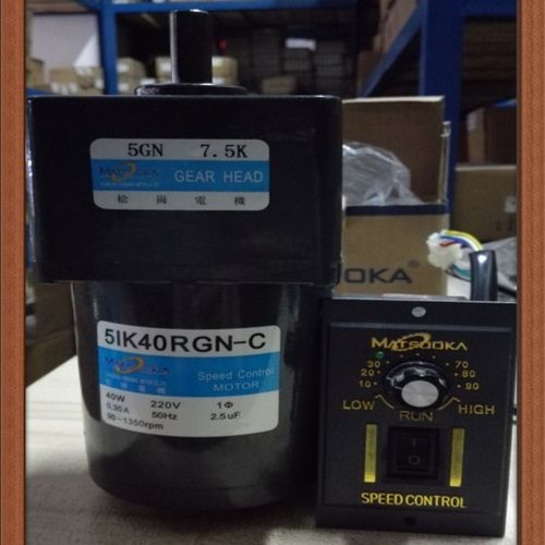 松岗电机 40W调速马达 5IK40RGN-C 1:7.5 轴径12mm 5GN7.5K 220V