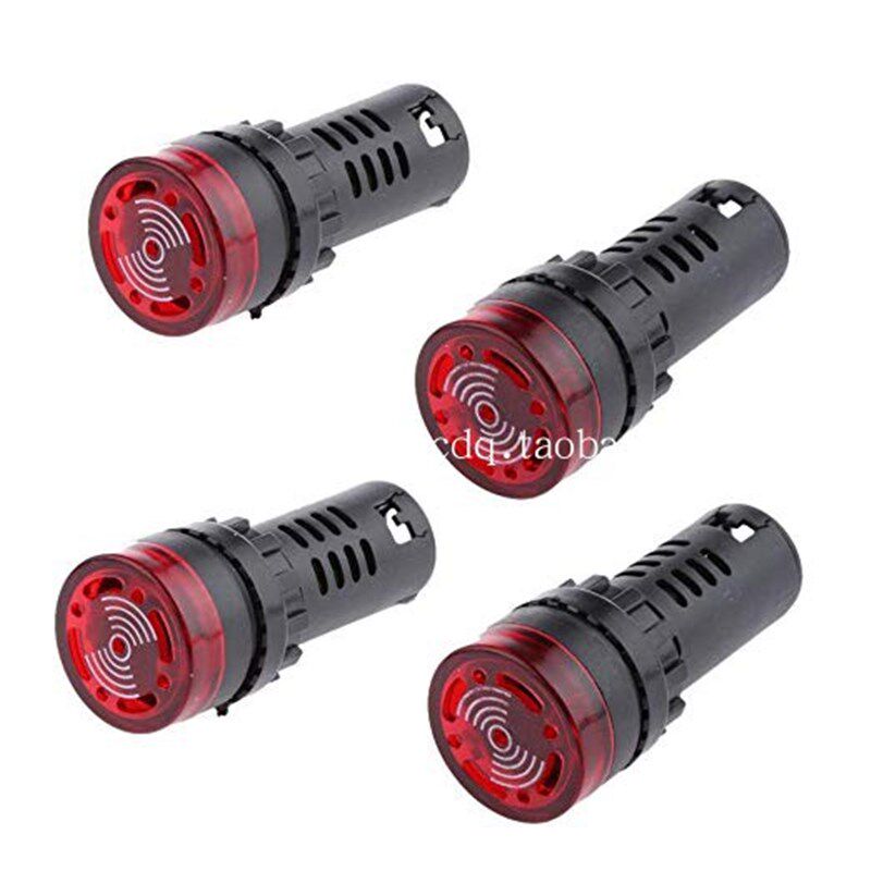 断续声闪光声光蜂鸣器AD16-22SM报警器22MM 12V 24V 110V 220V