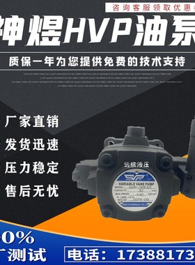 台湾SHENYU神煜HVP-40-FA3液压油泵HVP-30-FA3叶片泵VP3-20-140