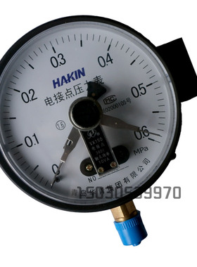青岛华青 电接点压力表气压表   压力罐供水YX-100/150 水压力表