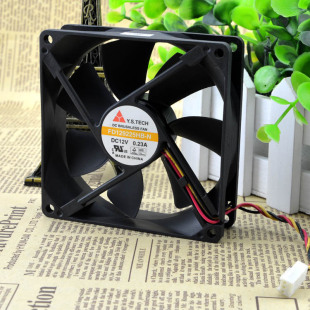 散热 山 Y.S.TECH 12V 9CM 0.23A FD129225HB 元 风扇 9025 2线