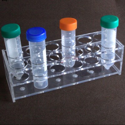 实验室有机玻璃离心管架10/15/50ML试管架6/10/12/18/20/30孔架子