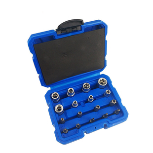 E型套筒梅花星形套筒E4 T60内六花中飞工具组套 E20批头内梅花T10