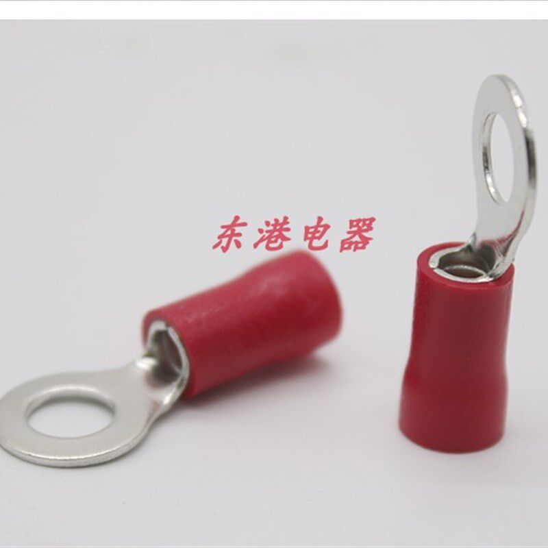 RV5.5-5 圆形预绝缘端子 O型冷压接线端子铜鼻子RV5-6 500只/包,电玩/配件/游戏/攻略,支架,淘宝优惠券,粉丝福利购,淘宝优惠卷