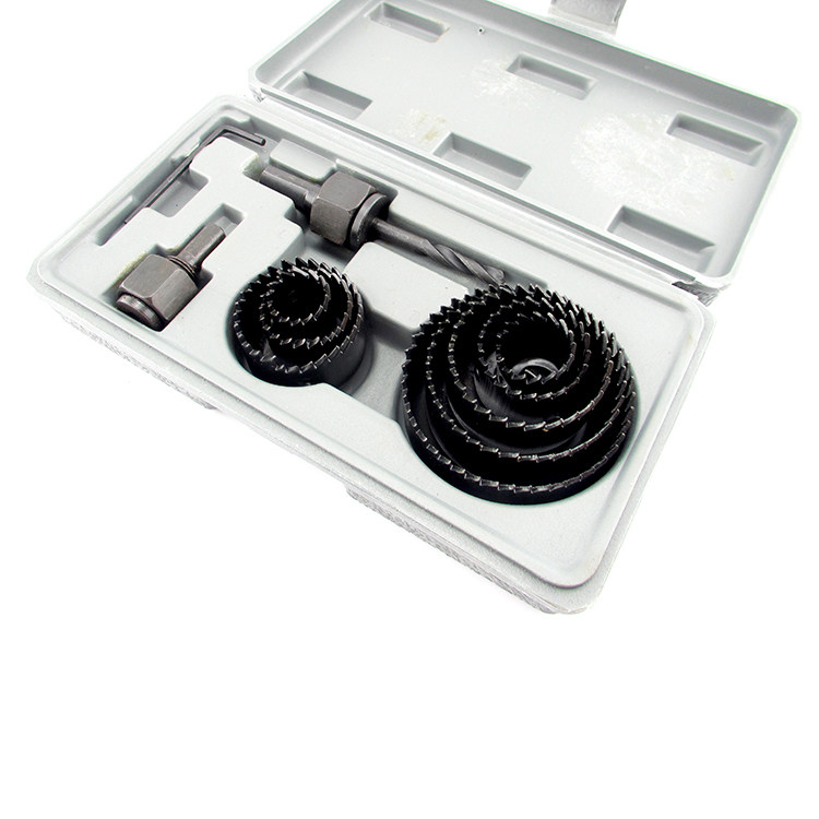 11件套装筒灯开孔器 石膏板开孔器 开灯孔 天花 木工开孔钻工具