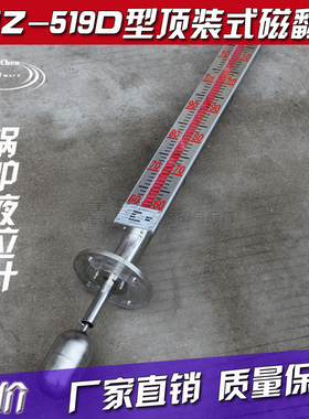 UHZ-519-D顶装式磁翻板液位计/锅炉水油位计高温磁性翻板浮球警报