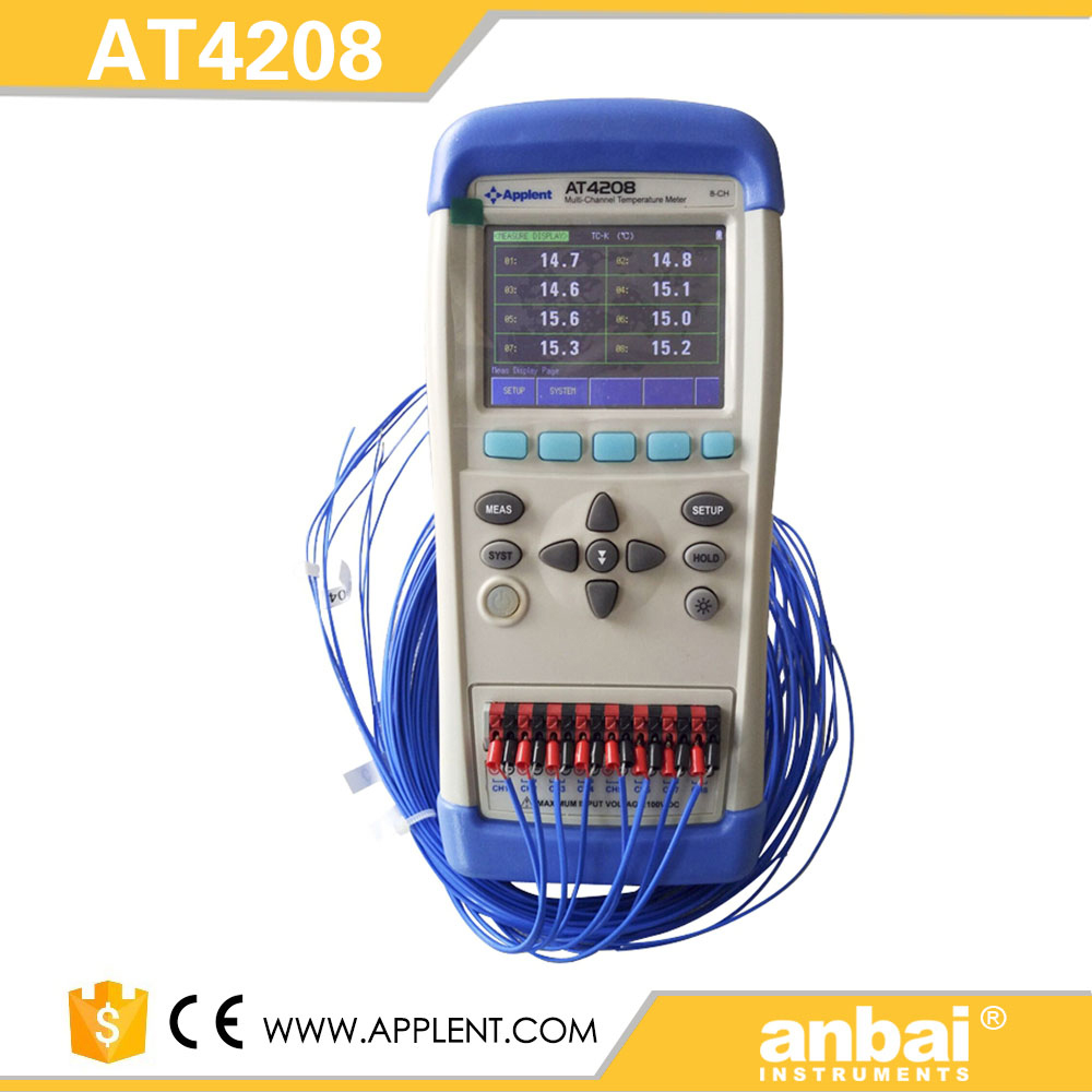 Applent常州安柏AT4202 AT4204 AT4208多路温度测试仪2/4/8路温度