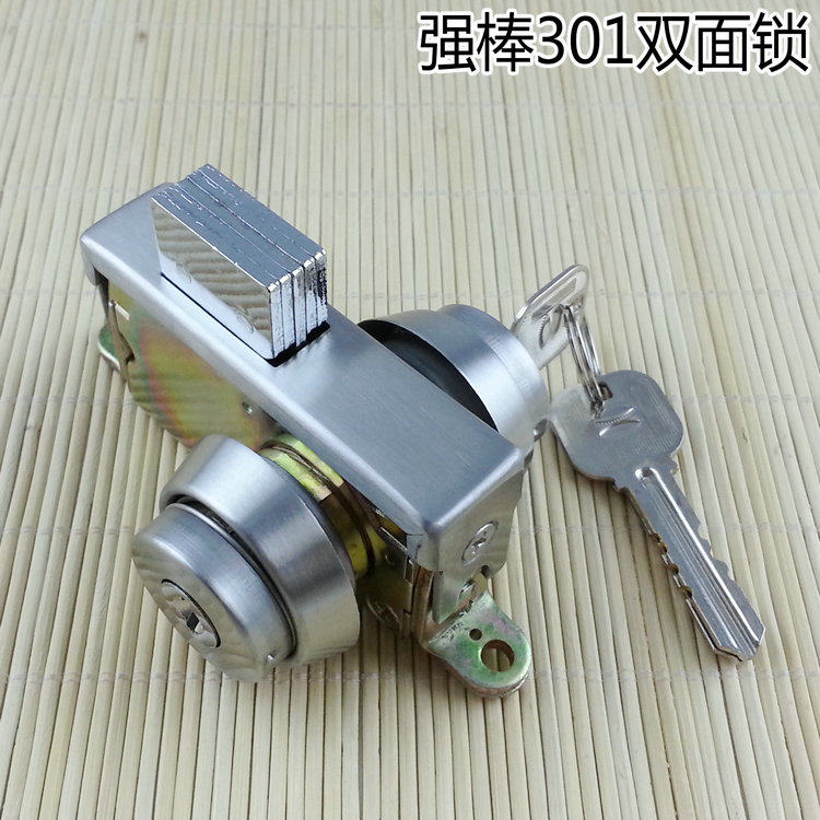 台湾301单头地锁 玻璃有框门地锁 不锈钢门地锁 木门地锁