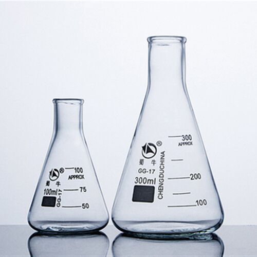 三角烧瓶玻璃锥形瓶直口小口100ml 250ml 500ml 1000ml