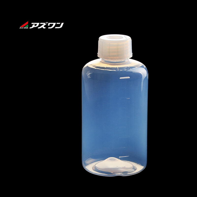 日本PFA试剂瓶500ml窄口四氟塑料瓶样品酸碱溶剂ASONE亚速旺进口