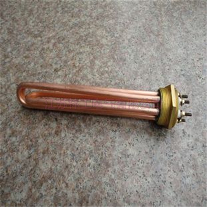 全铜六角加热管螺纹直径47(1.5)寸6KW9KW12发热管电热管加热快