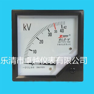 0.1KV 交流高压电压表 100V 35KV 6L2 42KV