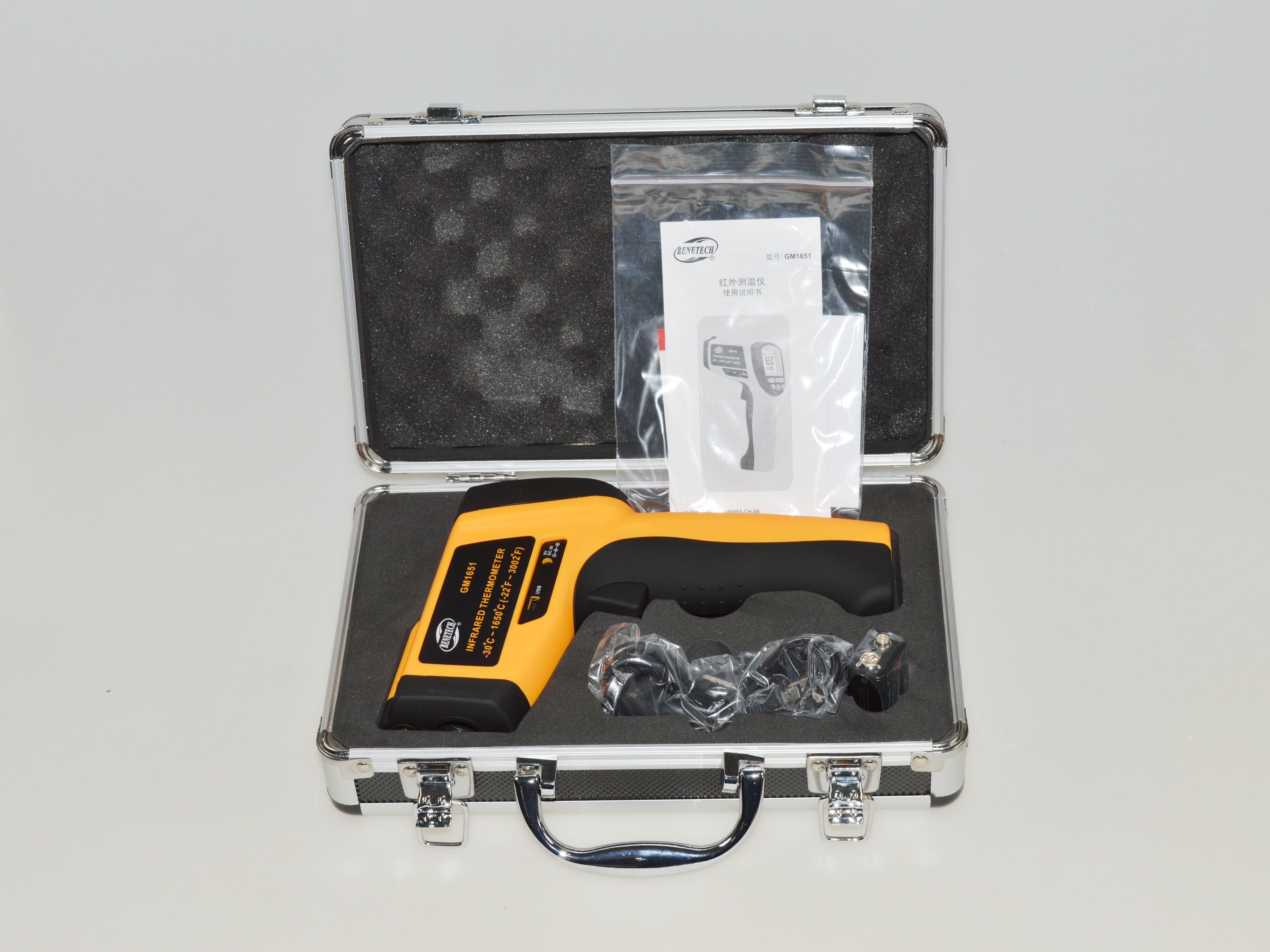 GM1651标智BENETECH GM1650红外测温仪 1650度测温仪 升级版
