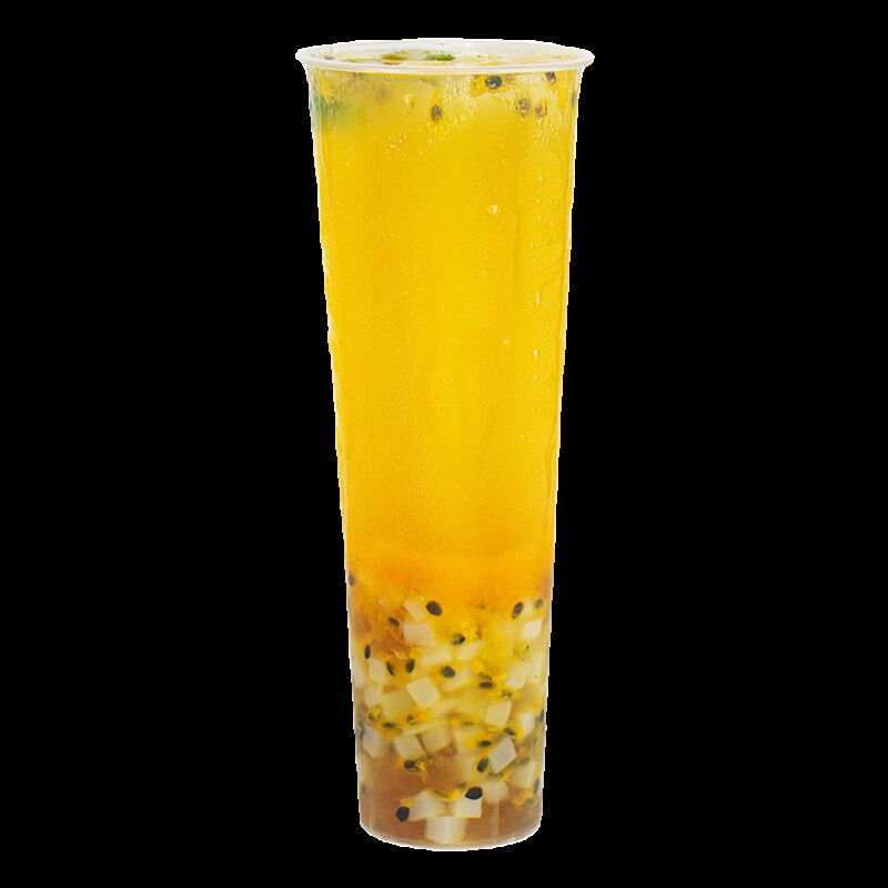 90口径磨砂透明超长杯果汁奶茶打包10H00毫升细瘦高长杯带盖配吸