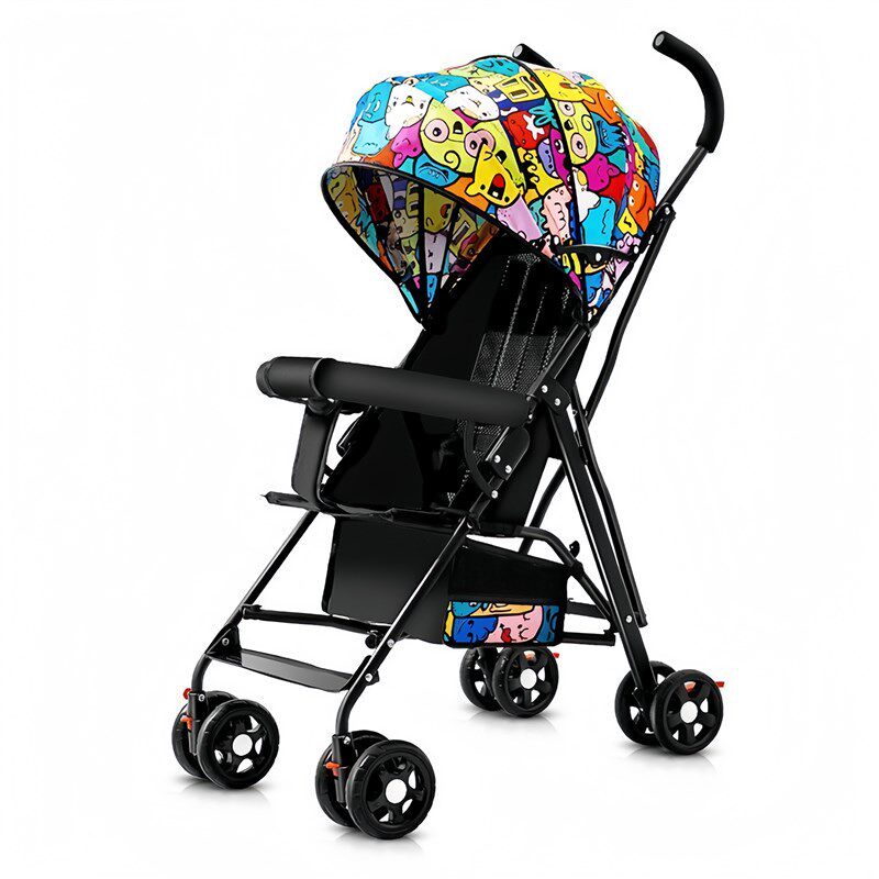 推车婴儿轻便小出行可坐可躺宝宝折叠简J易超小孩童溜娃可携式伞
