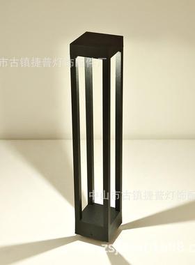 简约LE四面透光坪花园草JP-3901灯户外园别墅D花园草地灯铝制庭院