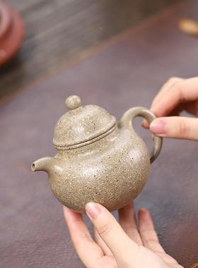 发宜式兴砂壶6目紫粗102140粗砂段泥掇球壶中粗陶茶具1厂家免密