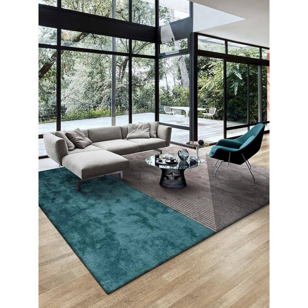 S58客厅地8毯茶几室毯现感代简约F76J9MTM轻奢几何图案卧床边床前