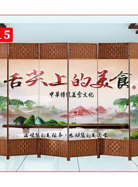 厅餐店间包酒店屏风折叠41275移动隔断墙客厅遮挡平风帘饭简易挡