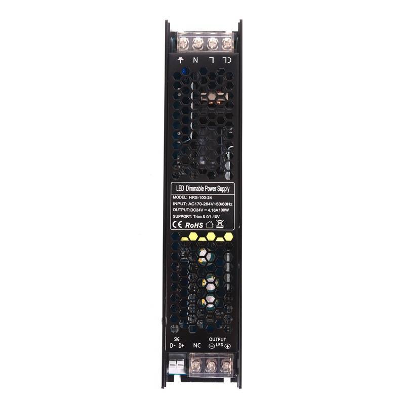 LED可控硅调光电源24V100W恒压驱动0-10V变光变压器灯条灯带电源